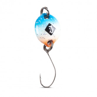 Iron Trout třpytka Button Spoon vzor FRO 1,8 g