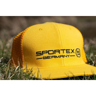Sportex kšiltovka Snap Back se síťkou a logem žlutá