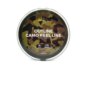 Vlasec Avid Carp Outline Camo Reel Line 1000m