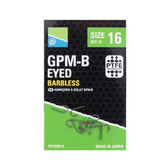 Gpm-B Hooks - Size 18 - Eyed