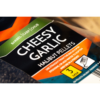 Cheesy Garlic Halibut Pellets