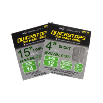 Hair Rigs With Quickstops 15 Size 16