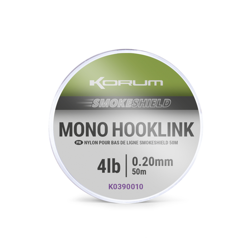 Vlasec Korum Smokeshield Mono Hooklink 50m
