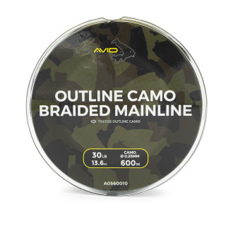 Outline Camo Braided Mainline 30Lb 600M