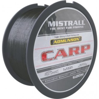 Mistrall vlasec Admunson - Carp black 600m, průměr: 0,40mm