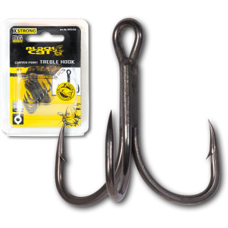 #1/0 Curved Point Treble Hook DG DG coating 5 pcs