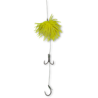 #2/0 #5/0 Real Worm Teaser 120g 2 yellow