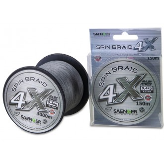 Saenger šňůra 4 X Spin Braid 3000 m/ 0,21mm
