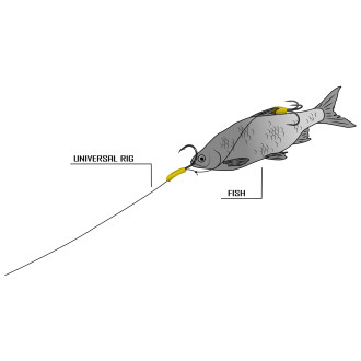 #8/0 3/0 Universal Rig L: 200m 2 Mainline Ø: 120mm