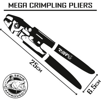 Mega Crimping Pliers L: 26cm W: 65cm