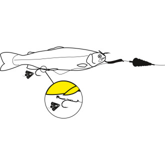 #7/0 Buzzer-Hook DG silver