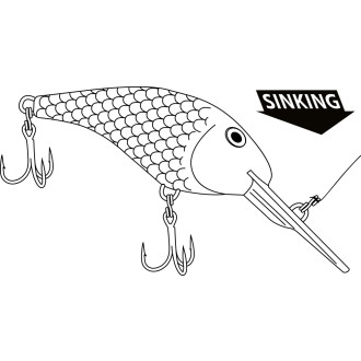 50g 16cm Cranker firetiger sinking