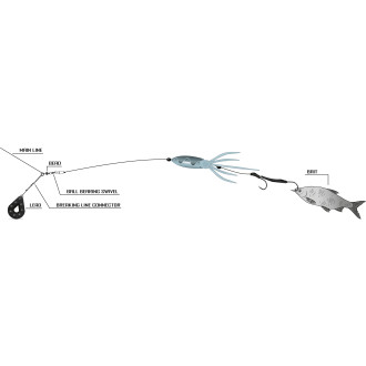 20g Calamar U-Float glow in the dark