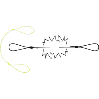 Breaking Line 710kg / 1570lbs Ø 035mm yellow 10 pcs