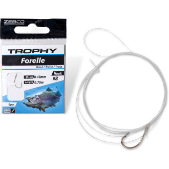 Zebco Trophy Trout hook-to-nylon