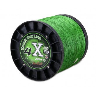 Uni Cat šňůra 4 X Knock Out Line 0,60mm, 3000m, 56 kg