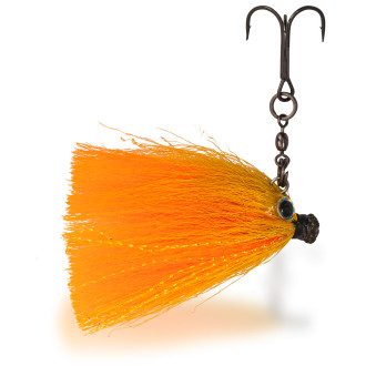 10g 6cm Mouse Jig Head red/yellow #2