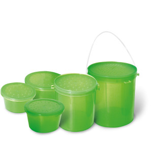 Bait Container Worm Box L H: 120mm green