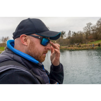 Inception Wrap Sunglasses - Ice Blue Lens