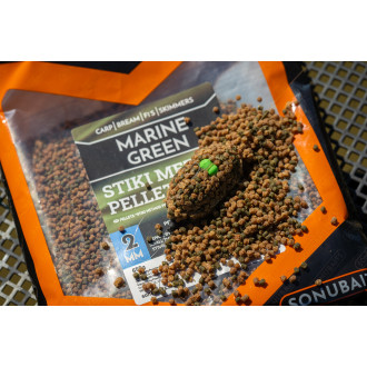 Marine Green Stiki Method Pellets 2mm 650g