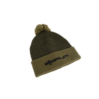 Thermal Beanie Hat - Black/Olive