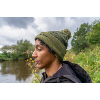 Thermal Beanie Hat - Black/Olive