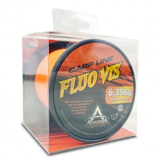Anaconda vlasec Fluo Vis 0,26 mm 1200 m oranžová