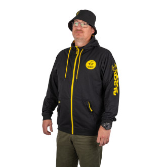 Black Zip Hoody Large