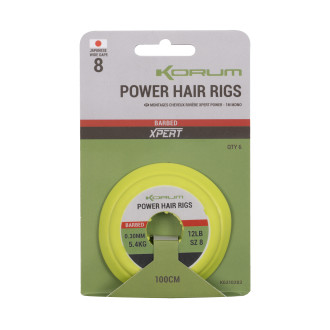 Power Hair Rigs 12lb/0.30mm Sz 10 Bd 1m