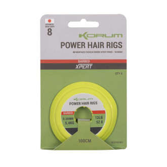 Power Hair Rigs 12lb/0.30mm Sz 10 Bd 1m