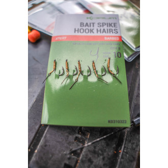Bait Spike Hook Hairs Barbed 10