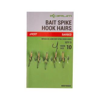 Bait Spike Hook Hairs Barbed 10