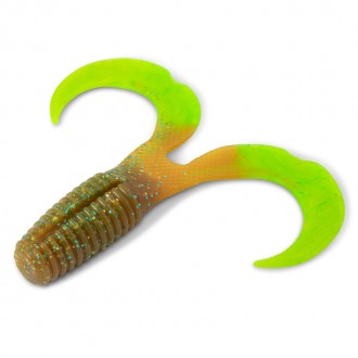 Iron Claw nástraha Curly One 12 cm, vzor MOC, 12 ks