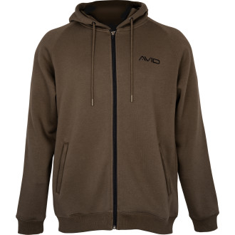 Compound Zip Hoodie Peat Brown - M
