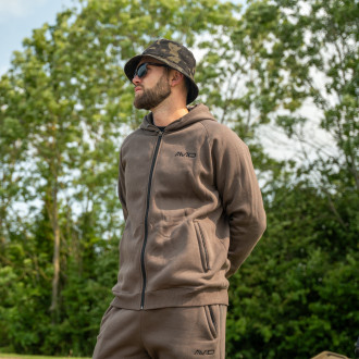 Compound Zip Hoodie Peat Brown - XL