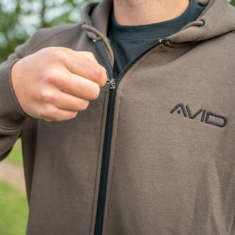 Compound Zip Hoodie Peat Brown - XXXL