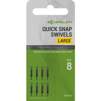 Smokescreen Quick Snap Swivel Small