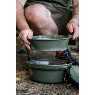 EVA Solid Groundbait Bowl &amp; Riddle