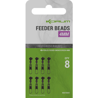 Smokescreen Feeder Beads 4mm
