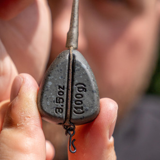Inline Flat Pear Groove Lead - 3.5oz/100g