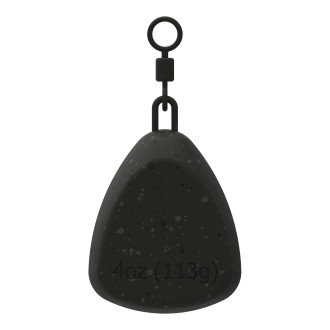 Flat Pear Swivel Lead