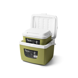 Set chladících boxů Delphin TwiceBOX 2v1 5l +13l / 2x400ml