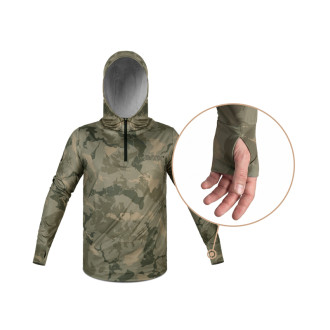 Tričko s kapucí Delphin UV Armor 50+ Banx
