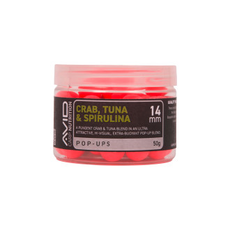 Crab Tuna &amp; Spirulina Pop-up - 14mm Pink