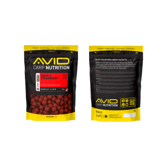 Boilie Avid Squid Strawberry 1kg