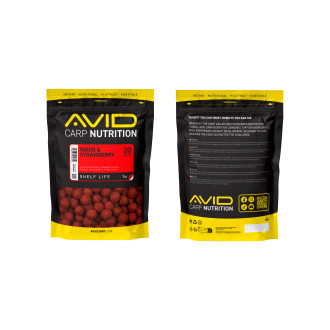 Boilie Avid Squid Strawberry 1kg