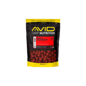 Boilie Avid Squid Strawberry 1kg