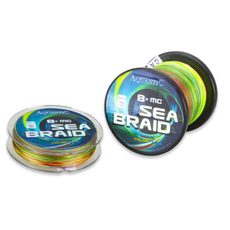 Aquantic šňůra osmipramenná MC Sea-Braid 0,18 mm 1500 m multicolor