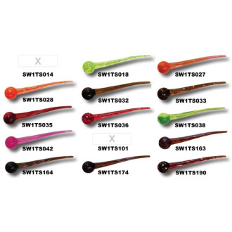 RELAX SPERM WORM 1 STANDARD cena za 1ks/25ks bal - barva SW1TS014