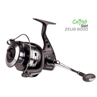 ZFISH Combo Prut Catfish Fighter 2,85m/100-300g + Naviják Zeus ZX 8000